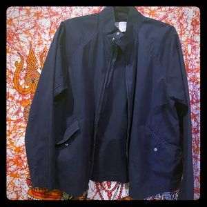 M navy Everlane Harrington jacket